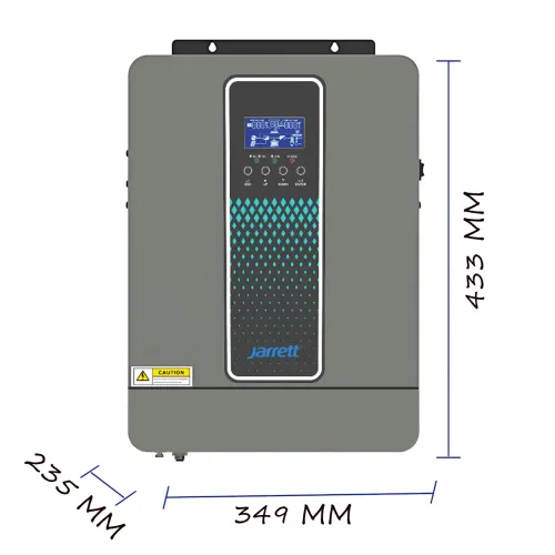 Гібридний інвертор Jarrett JARP-2.2KVA 12V, чиста синусоїда 2200 Вт, 1 фаза, сірий - фото 18