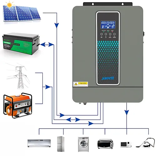 Гібридний інвертор Jarrett JARP-2.2KVA 12V, чиста синусоїда 2200 Вт, 1 фаза, сірий - фото 2