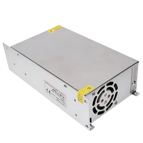 Блок питания адаптер 12V 50A  METAL, импульсный инвертор питания 600W с вентилятором, трансформатор LED лент - фото 4