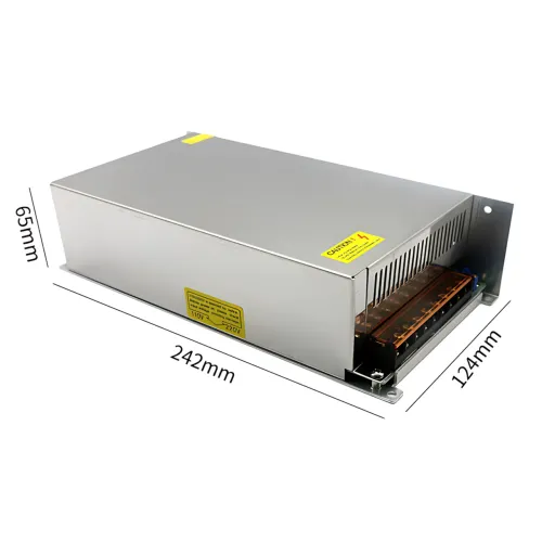 Блок питания адаптер 12V 50A  METAL, импульсный инвертор питания 600W с вентилятором, трансформатор LED лент - фото 18