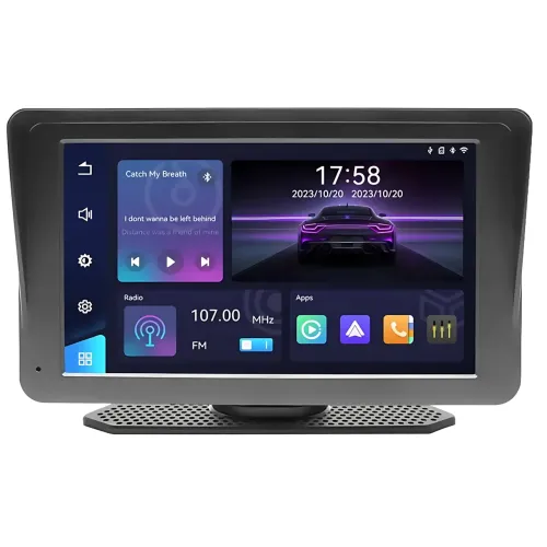 Беспроводная автомобильная стереосистема Apple CarPlay 7 с портативным сенсорным экраном, Carplay 701W - фото 2