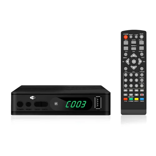 Тюнер DVB-T2 0967 з підтримкою wi-fi адаптера 5-12v (з екраном), приставка Т2 YouTube IPTV HDMI USB - фото 8