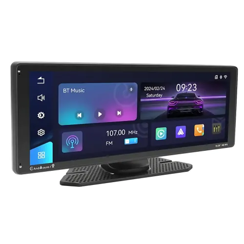 Монитор car player 901W, 10.26'' сенсорный экран IPS, автомобильная стереосистема Bluetooth, Mirror Link, AUX - фото 4