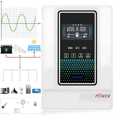 Гибридный инвертор Jarrett JAB-6.5KW, 48V, 150 A, 6500 Вт, 1 фаза, резервное питание, ИБП, UPS