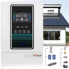 Гибридный инвертор Jarrett JAXM-4.5KW, 4500W, 24V, 1 фаза, 140A, 9000VA, чистая синусоида