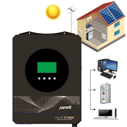 Инвертор гибридный Jarrett SVM 6.2 KVA, 6500W, 48V, 1 фаза, 120А, 12,4 kVA, чистая синусоида