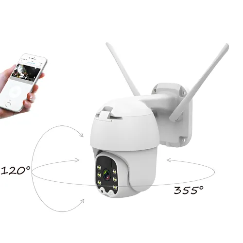 Уличная 4G камера видеонаблюдения TP4 3MP с SIM-картой, PTZ, солнечной батареей, двусторонним аудио, ИК диоды - фото 6