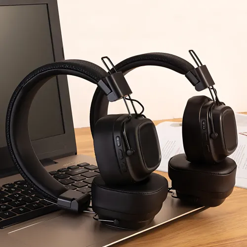 Наушники Marshall MDR BT: Bluetooth 5.1, 80+ часов работы, беспроводная зарядка, микрофон, 40 мм, черный - фото 14