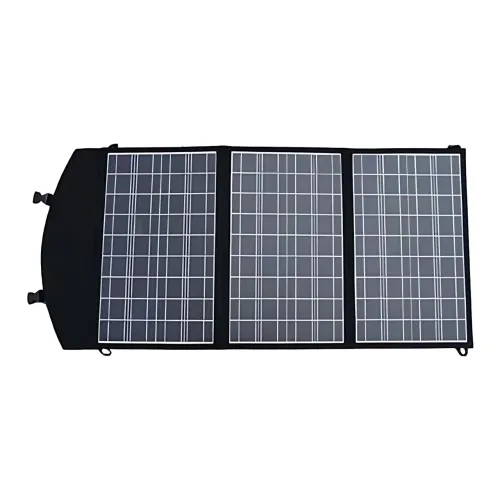 Складная Солнечная Панель 100W с тремя секциями, портативная солнечная панель с монокристаллической батареей - фото 6