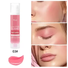 Кремовый мультитаскер TUZ 3 в 1, мультифункциональный блашер-крем: румяна, помада, тени, 20 мл, 4 оттенка Светло-розовый