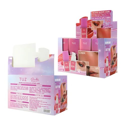 Кремовый мультитаскер TUZ Liquid Blush Brightens, с матовым финишем, водонепроницаемый, 20 мл, 4 оттенка - фото 12