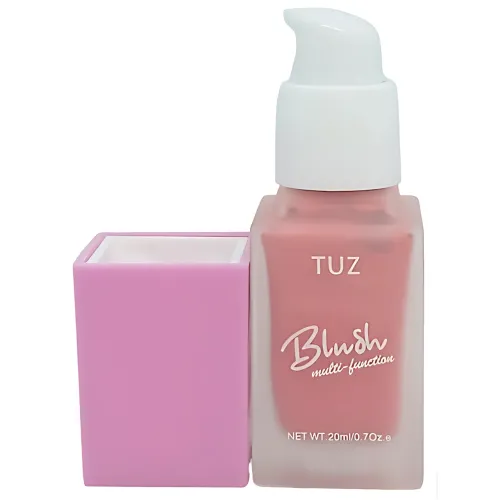 Кремовый мультитаскер TUZ Liquid Blush Brightens, с матовым финишем, водонепроницаемый, 20 мл, 4 оттенка Вишневый - фото 4