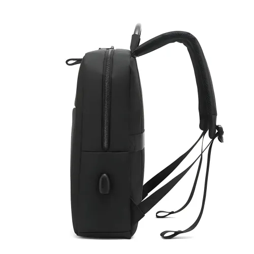 Рюкзак для ноутбука с USB-портом для зарядки, школьная сумка большого объема для студента, полиэстер - фото 4