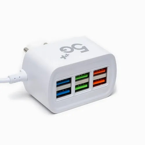 Зарядное устройство USB на 6 портов, ORIGINAL, максимальный ток на выходе 3.1 А, с поддержкой быстрой зарядки - фото 2