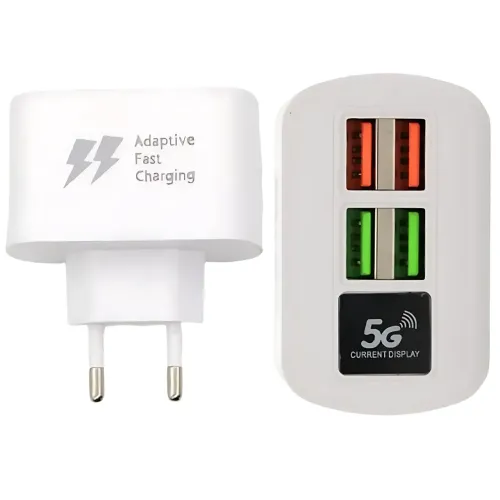 Зарядний пристрій на 4 USB зі швидким заряджанням, багатозарядний пристрій ORIGINAL 3.1 A 5G - фото 6