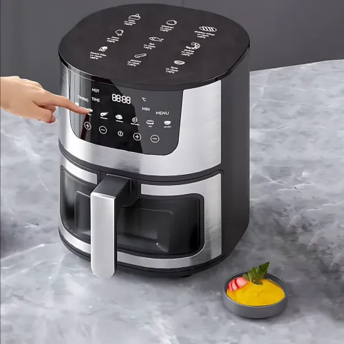 Аерофритюрниця DOMOTEC MS-3221, Air fryer 7 л, 3500 Вт, 80-200 °C, 7 програм, таймер до 12 годин - фото 8