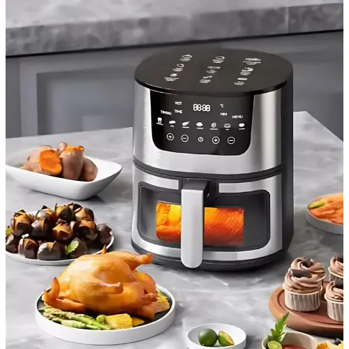 Аерофритюрниця DOMOTEC MS-3221, Air fryer 7 л, 3500 Вт, 80-200 °C, 7 програм, таймер до 12 годин - фото 10