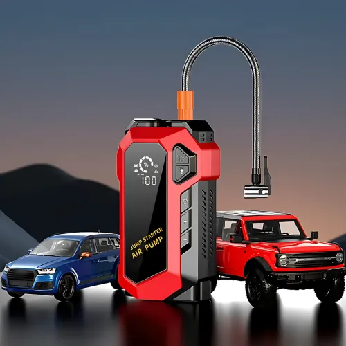 Пусковий автомобільний пристрій для акумулятора JUMP STARTER з компресором, ліхтарем і заряджанням ґаджетів - фото 18