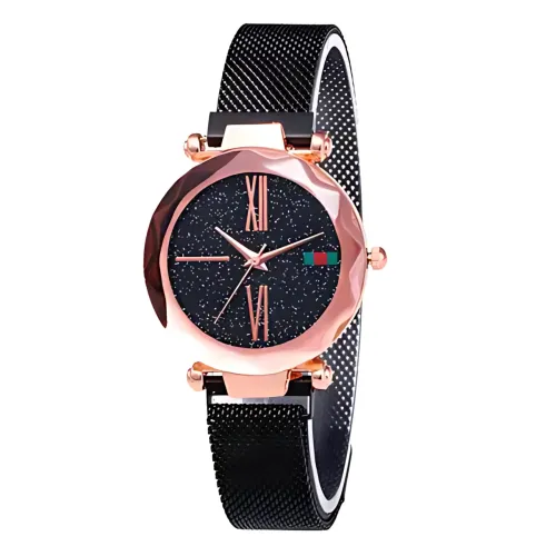 Жіночий годинник Starry Sky Watch на магнітному браслеті, чорний - фото 2