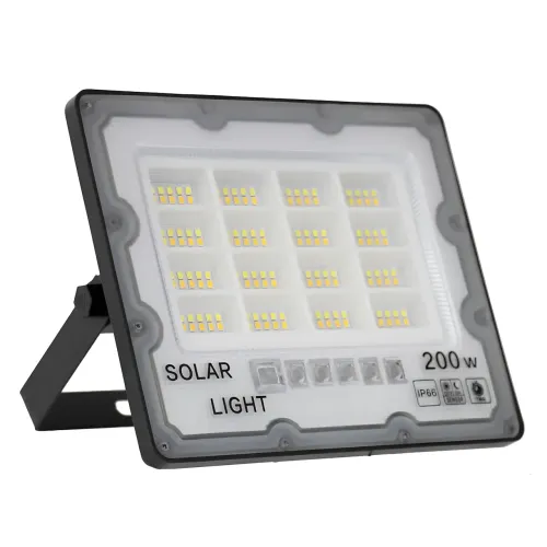 Вуличний прожектор на стовп із сонячною панеллю 200W JX 007, SOLAR ліхтар з датчиком руху та пультом - фото 8