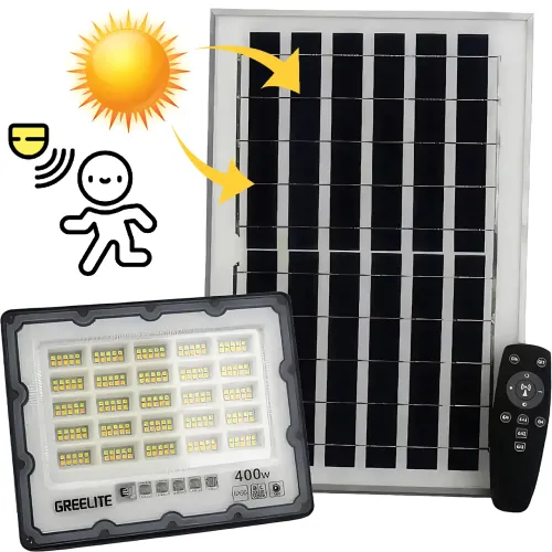 Уличное освещение JX 007, прожектор с солнечной панелью 400W, уличный SOLAR фонарь с датчиком движения, пульт