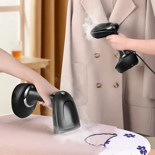 Отпариватель ручной BOMA Hand held steam iron BM-528, вертикальный отпариватель для одежды, 1500 Вт, с щеткой - фото 9