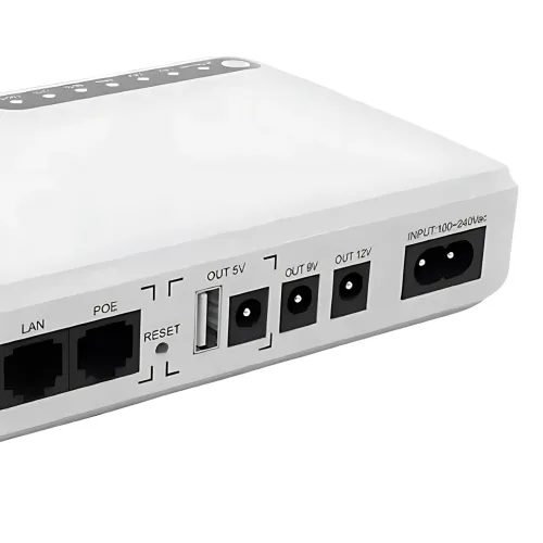 Повербанк для роутера UPS 8800 мАч (POE-631IP), ИБП для непрерывного питания маршрутизатора, UPS 5V/9V/12V/15V - фото 5