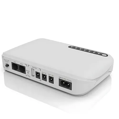 Повербанк для роутера UPS 8800 мАч (POE-631IP), ИБП для непрерывного питания маршрутизатора, UPS 5V/9V/12V/15V - фото 4