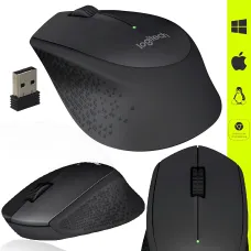Беспроводная мышь Logitech M275, 1000 DPI, 2.4 ГГц, 10 м радиус действия, черный