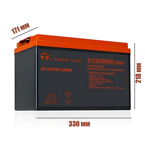Аккумулятор гелевый 6-GEL-100, Solar Gel Battery для солнечной панели (12V100AH/10HR) - фото 7