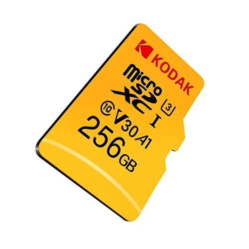 Высокоскоростная карта памяти microSD Kodak 256 GB class 10 с адаптером - фото 4