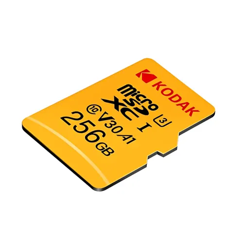 Высокоскоростная карта памяти microSD Kodak 256 GB class 10 с адаптером - фото 3