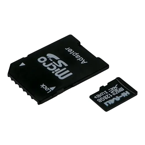 Карта памяти Hi-Rali MicroSDXC & Adapter, интерфейс UHS-3, скорость Class 10, объем 128Gb, Black - фото 2