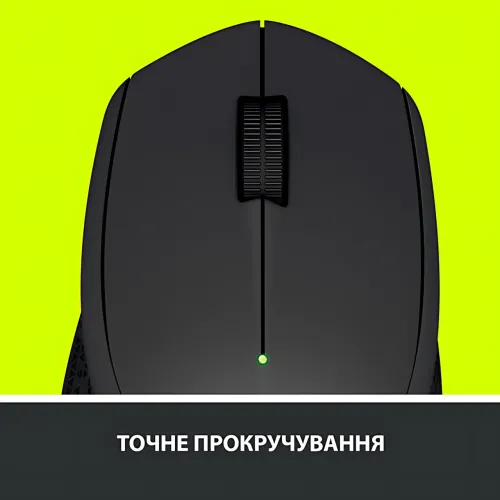 Мишка бездротова LOGITECH M280 Comfort Plus у блістері, 1000 dpi, чорний - фото 6