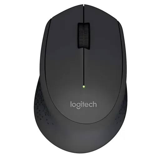 Мишка бездротова LOGITECH M280 Comfort Plus у блістері, 1000 dpi, чорний - фото 2