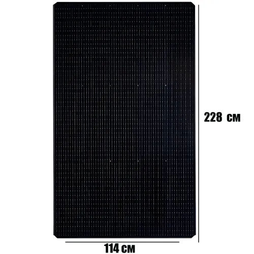 Монокристалічна сонячна панель SOLAR PANEL 550W, 114х228 см - фото 6