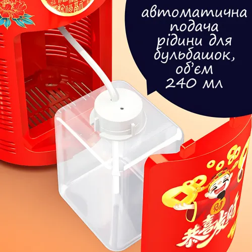 Портативная машина феерверк для создания мыльных пузырей Bubble machine, работает от батареек - фото 6