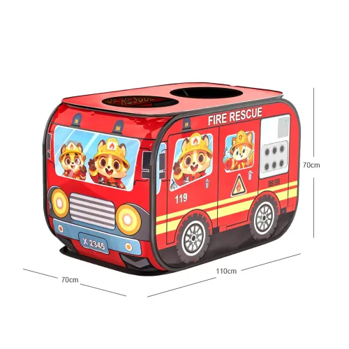 Детская игровая палатка Kids Indoor Outdoor Playhouse, складная, с вентиляцией, 110х75х72 см, красный - фото 8
