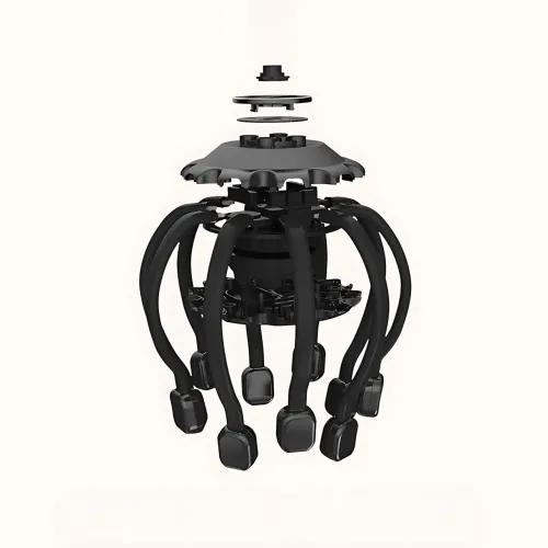 Вібро масажер для голови Head massger, Bluetooth, робота від акумулятора, 4 режими, 10 масажних точок - фото 5
