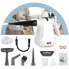 Многофункциональный портативный ручной пароочиститель Handheld Steam Cleaner, 1000 Вт, 3 бар, 350 мл