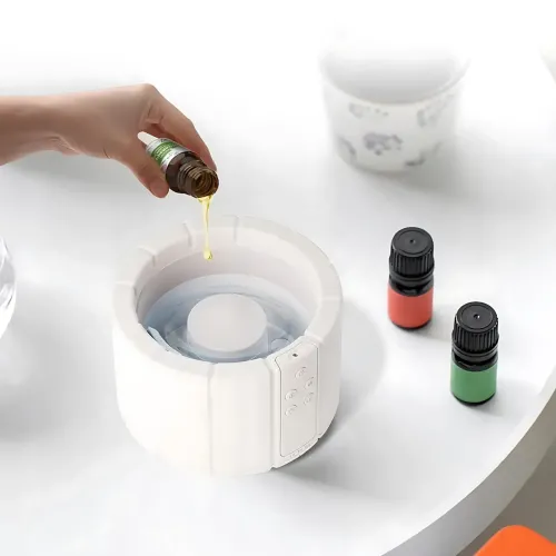 Ультразвуковой арома увлажнитель воздуха с LED-подсветкой и эффектом пламени Костер, c type-c, объем 250 мл - фото 8
