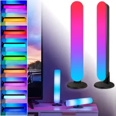 Настольная RGB-лампа AMBIENT LIGHT ART-0406 с управлением через пульт, комплект 2 шт, 25 см
