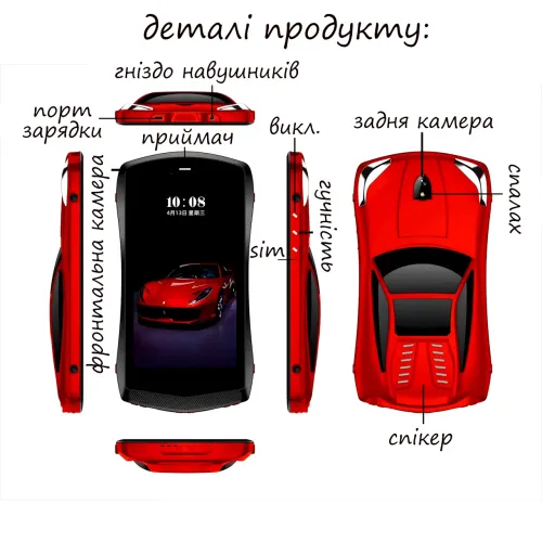 Kidiby Kids F1 – детский планшет в форме машинки с IPS экраном 7 дюймов, поддержкой SIM-карты и ОС Android 7.0 Желтый - фото 7