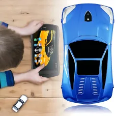 Kidiby Kids F1 – детский планшет в форме машинки с IPS экраном 7 дюймов, поддержкой SIM-карты и ОС Android 7.0 Синий