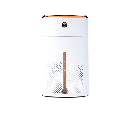 Ультразвуковой увлажнитель воздуха ночник Fog Humidifier с подсветкой, портативный, бак 1000 мл, Бело-золотой - фото 3