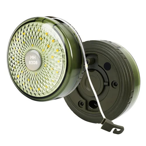 Перезаряжаемая кемпинговая LED лампа-фонарь, RGB, 8 режимов, 8 м, USB и Type-C, АКБ 18650 - фото 2