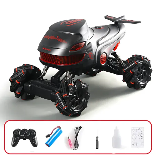 Перегонова машинка BGTOY 4WD AND S883, радіокерований всюдихід зі світловими ефектами, 2,4 ГГц Червоний - фото 7