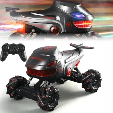 Перегонова машинка BGTOY 4WD AND S883, радіокерований всюдихід зі світловими ефектами, 2,4 ГГц Червоний