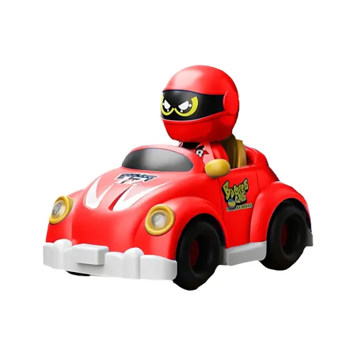 Набор радиоуправляемых картинг-машинок dodgem YJ-143-1 для 2 игроков с фигурками, катапультой, светом и звуком - фото 3