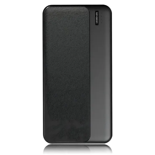 Повербанк РВ-01А, портативное зарядное, внешний аккумулятор Power Bank 10000mAh, 2 usb + type-c, 2.1 A, черный Белый - фото 3